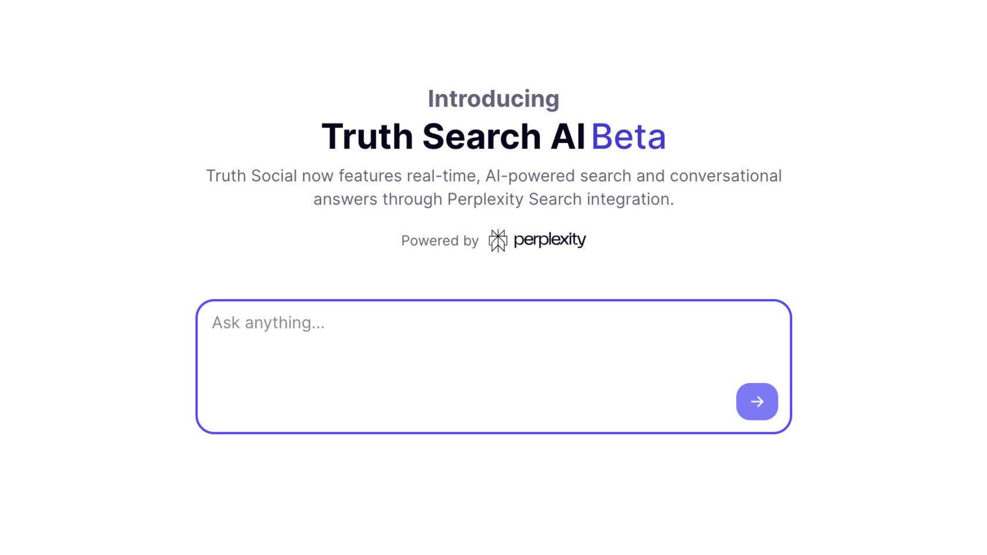 Perplexity Powers Truth Social's New AI Search Engine in Landmark Partnership